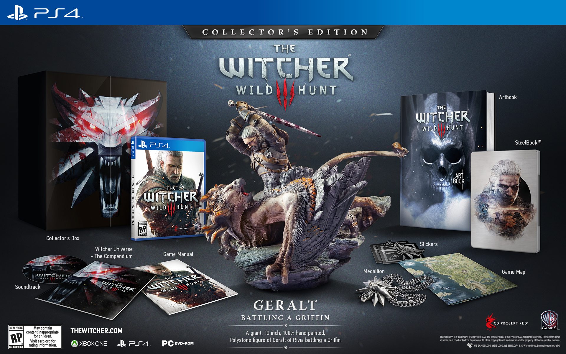 Warner Bros. Interactive The Witcher 3: Wild Hunt (PS4) 