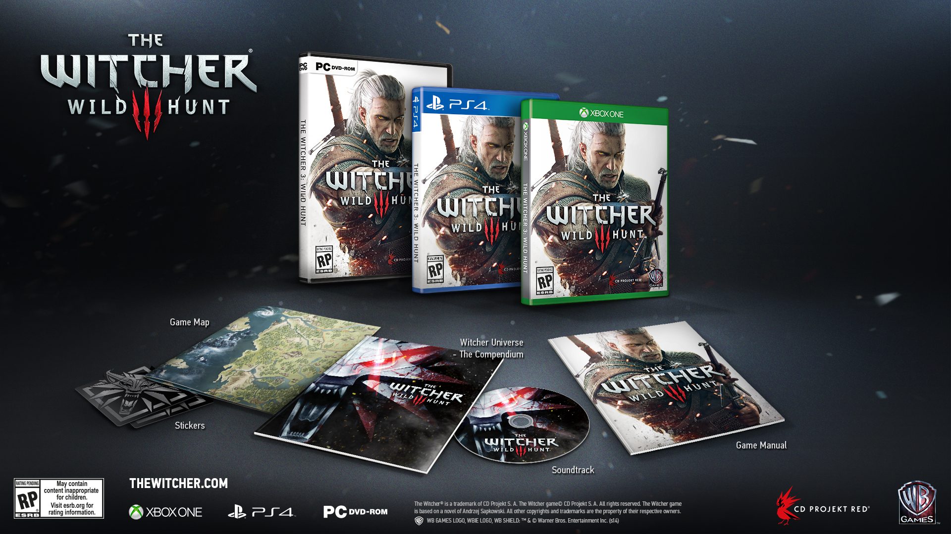 The Witcher 3: Wild Hunt - PlayStation 4 [video game] PS4 CD Project RED