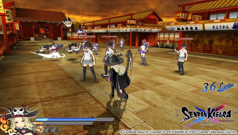 SENRAN KAGURA SHINOVI VERSUS - Gameplay PC 