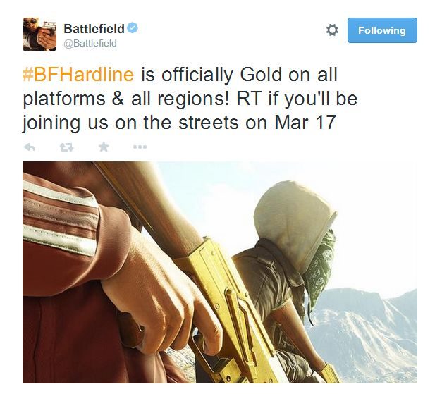 Battlefield Hardline Gold