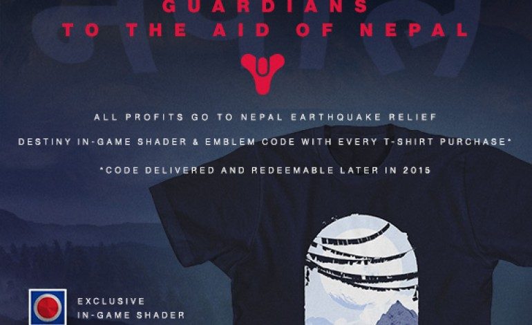 Bungie Launches Destiny Limited Edition Nepal Aid T-shirt