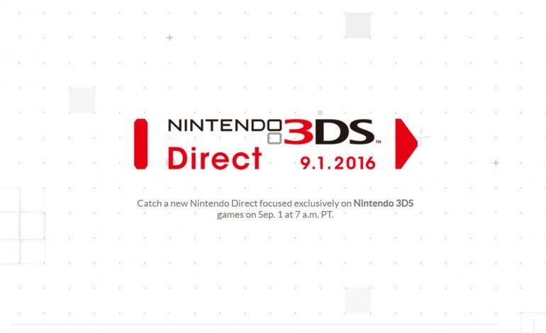 Nintendo To Hold A 3DS Focused Direct Presentation On September 1st