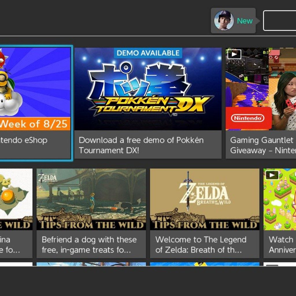 Nintendo lança compra de jogos na eShop via browser
