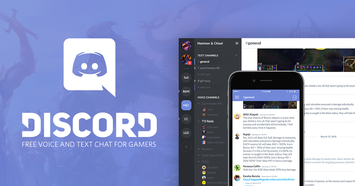 Gaming chat app Discord tests video calls and screen sharing