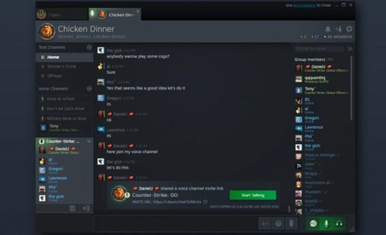 Steam Makes Major Updates to its Chat Functionality