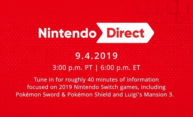 Nintendo Direct Scheduled for September 4, Will Focus on Switch Games for the Remainder of 2019