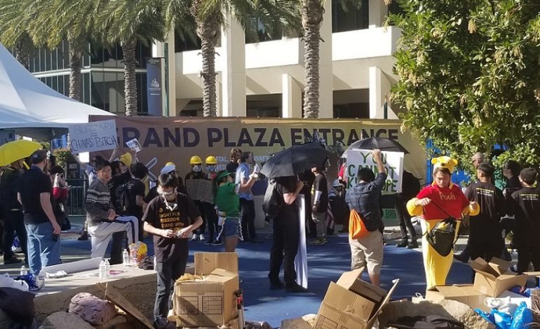 Protesters Gather Outside of BlizzCon 2019 in Opposition of Hearthstone Bans