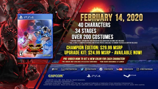 Street Fighter 5: Champion Edition is getting one last major