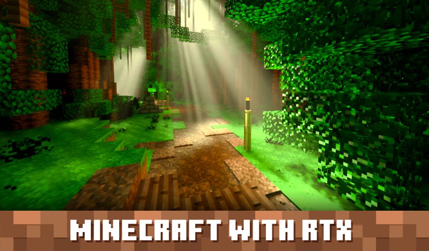 Minecraft: Bedrock Edition with Ray Tracing and Advanced Graphics