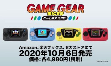 Sega Announces the Game Gear Micro, A Miniature Blast From the Past