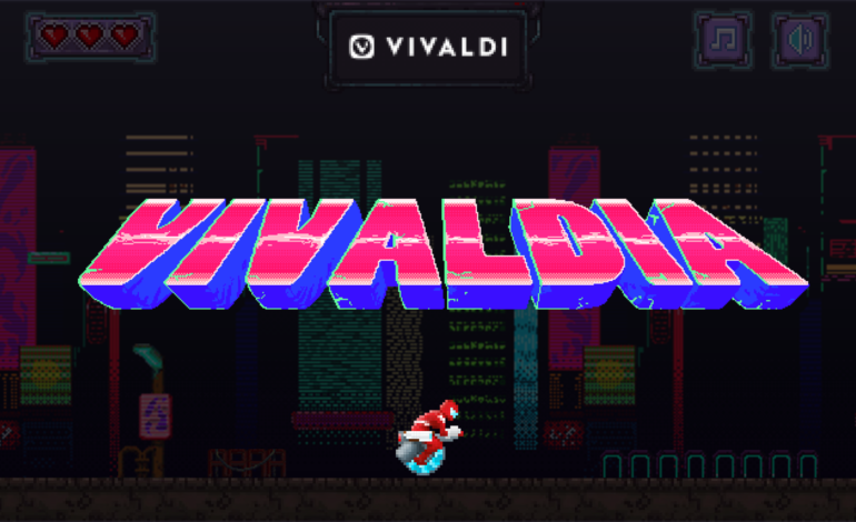 Vivaldia, A New 80s Arcade-Style Game Now Available In Vivaldi Browser