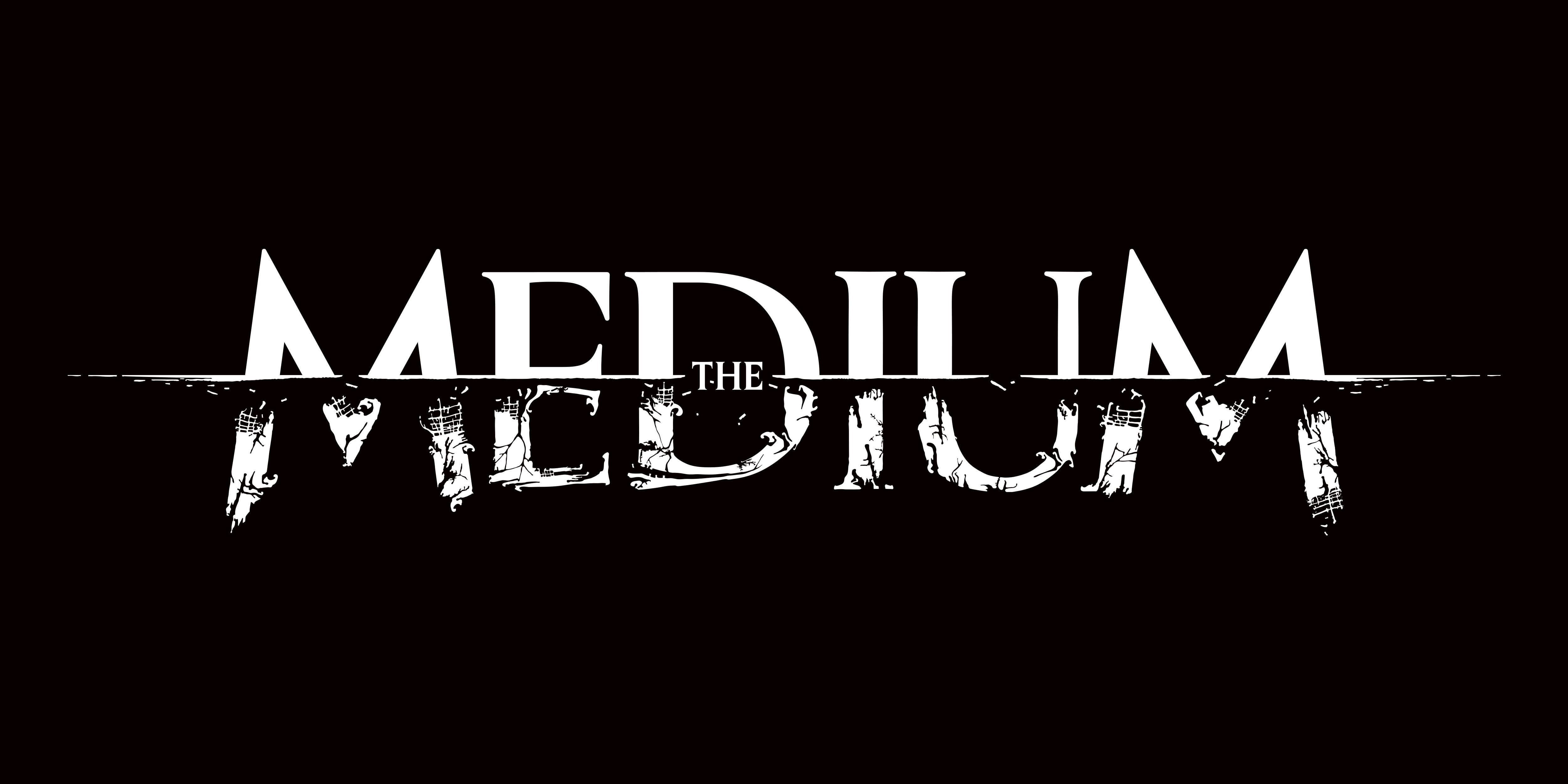 Medium game. Medium логотип. The Medium надпись. The Medium игра логотип. The Medium обложка.