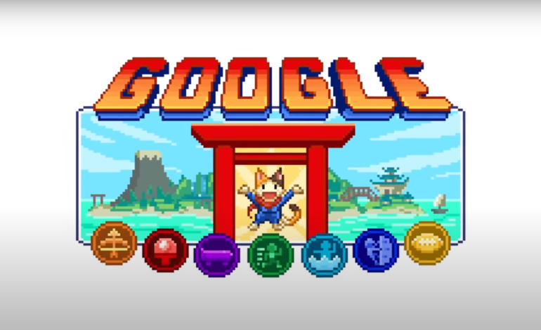 Today's Google Doodle is an Olympic-inspired video game and it's