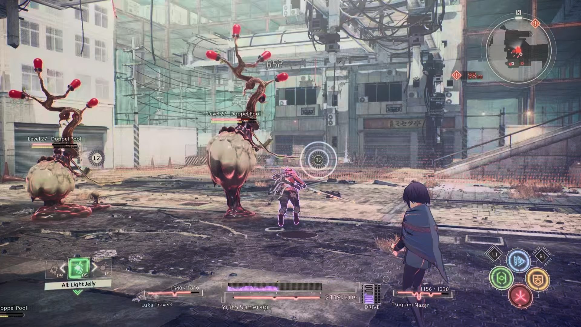 Scarlet Nexus Gameplay Footage Features Combat and Environments