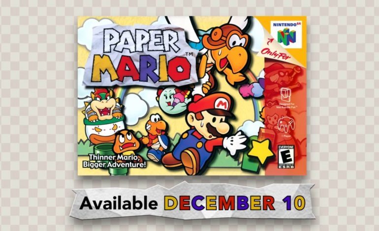 Paper Mario Coming to Nintendo Switch Online Expansion Pack Next Week