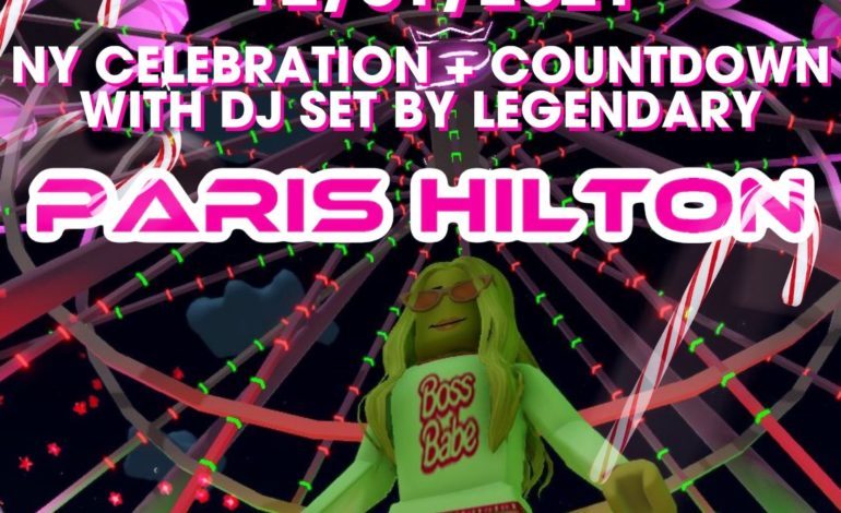 Paris Hilton Celebrates New Year’s Eve with Fans in Paris World on Roblox