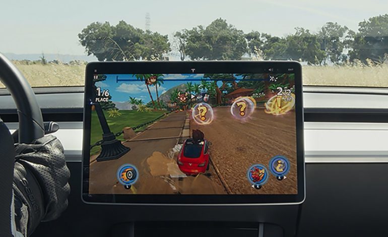 Tesla Removes Video Game Access from Drivers While Driving