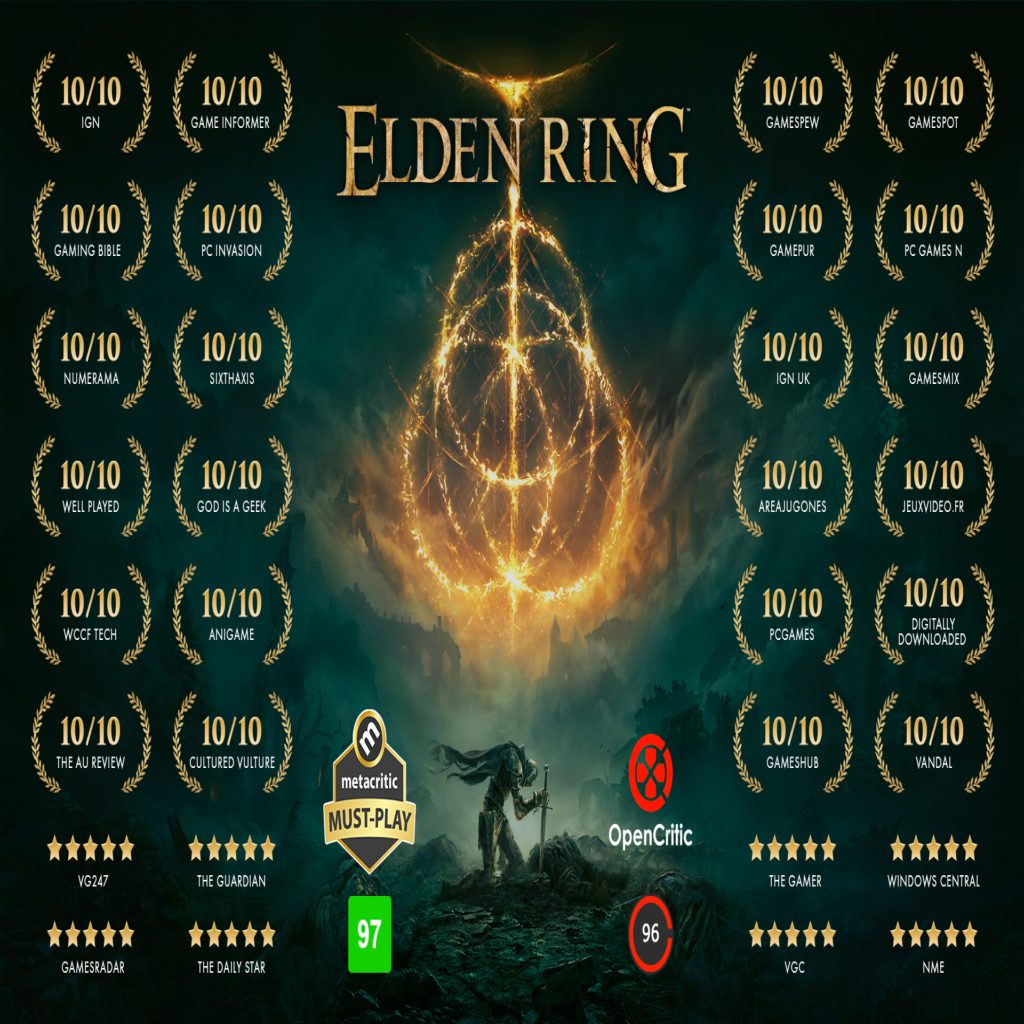 Elden Ring scores an impressive 97 on Metacritic after first wave of  reviews - Meristation