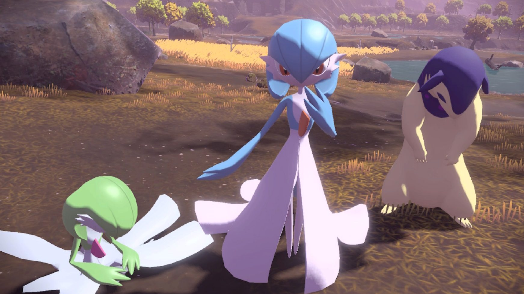 Shiny Gallade & Gardevoir Interaction - Pokemon Sword & Shield 