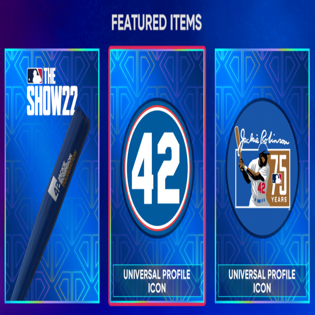 MLB The Show 22  Jackie Robinson Day Jackie Foundation Charity Pack 