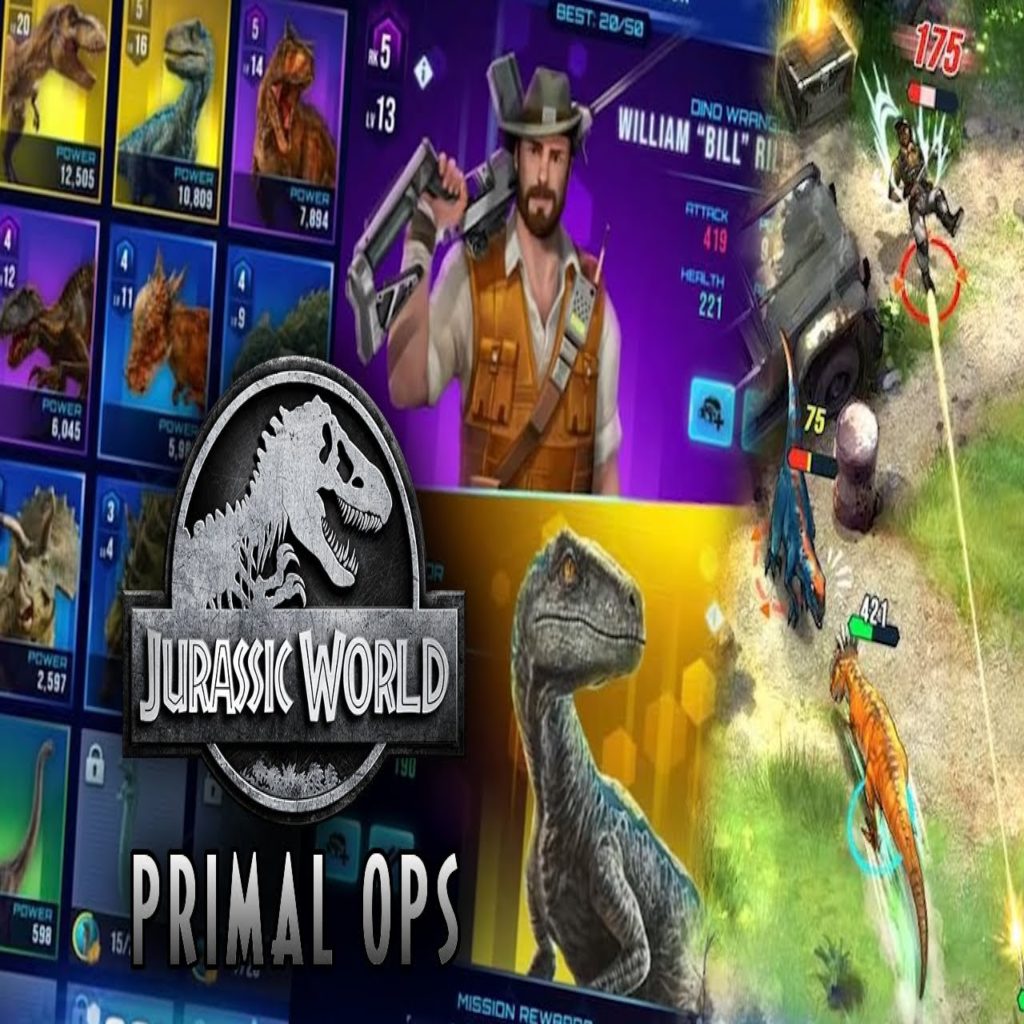 Jurassic World Primal Ops mobile game revealed