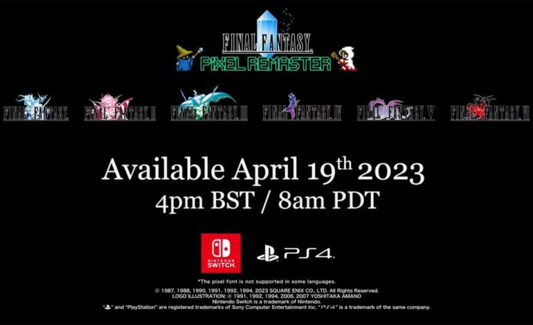 Final Fantasy Pixel Remaster Coming to Nintendo Switch and PlayStation 4