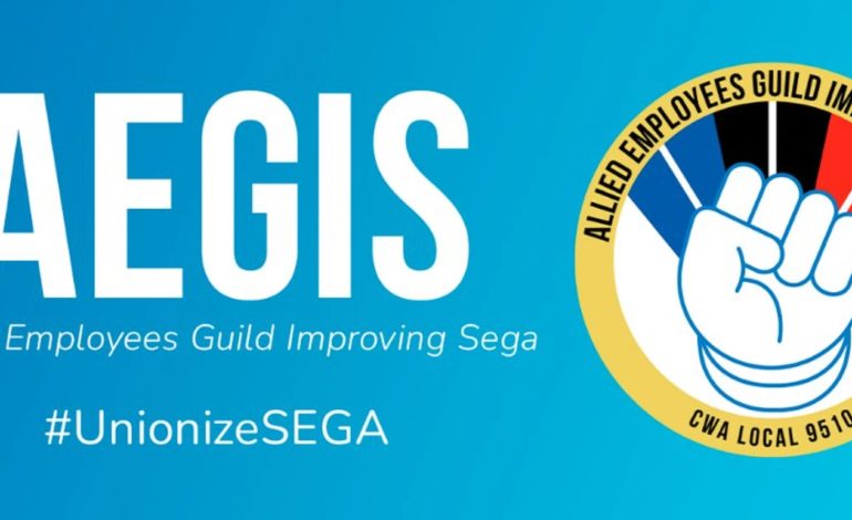 SEGA Of America Workers Create Largest Multi-Department Union Of Organized Workers In The Video Game Industry