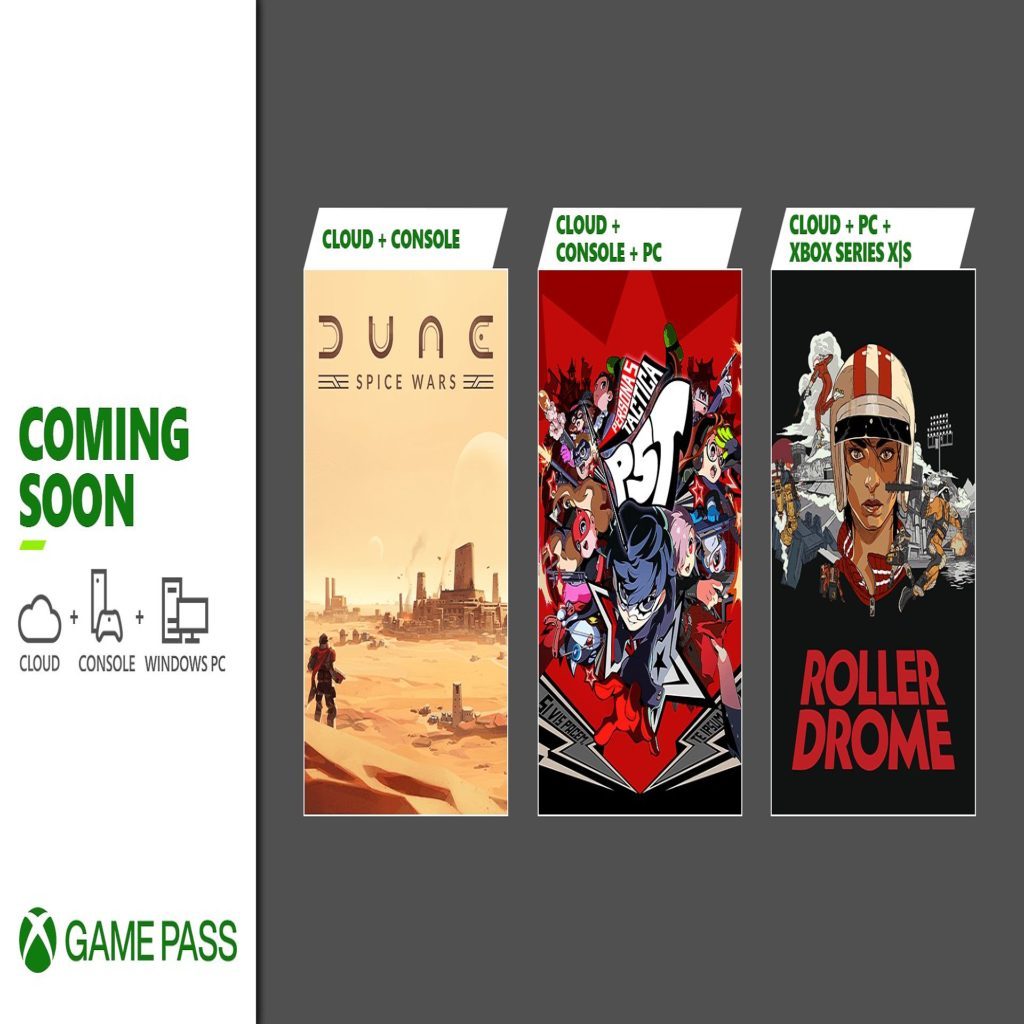 Coming Soon to Game Pass: Persona 5 Tactica, Rollerdrome, and Dune: Spice  Wars - Xbox Wire