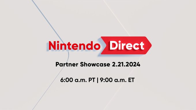 Nintendo Announces a Partner Showcase Direct for 2/21