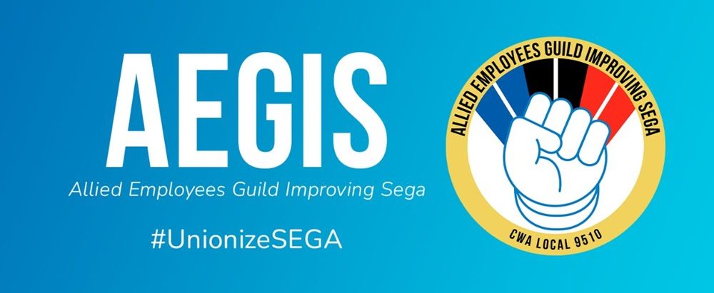 Workers at SEGA of America have Successfully Unionized