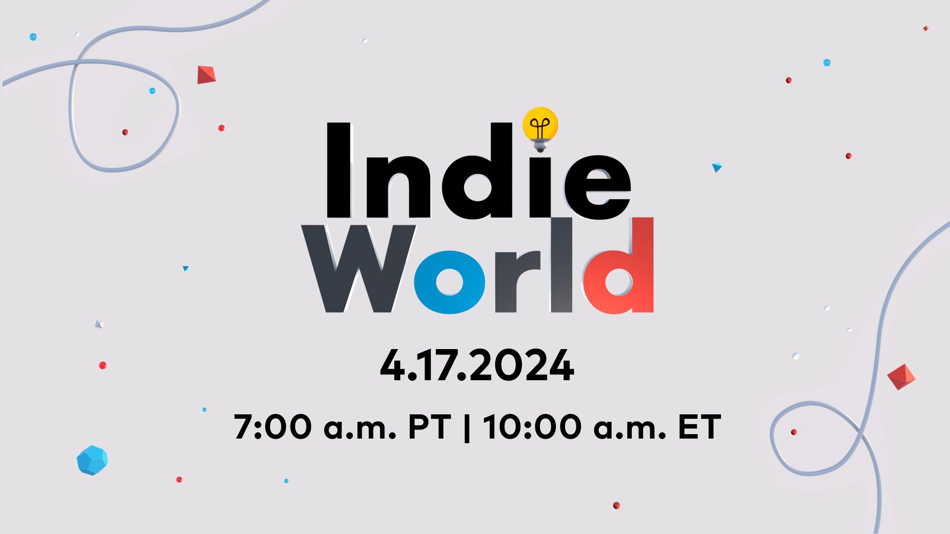 Nintendo Announces Indie World Showcase For 4/17