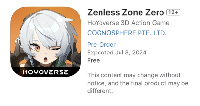Zenless Zone Zero Release Date Announced