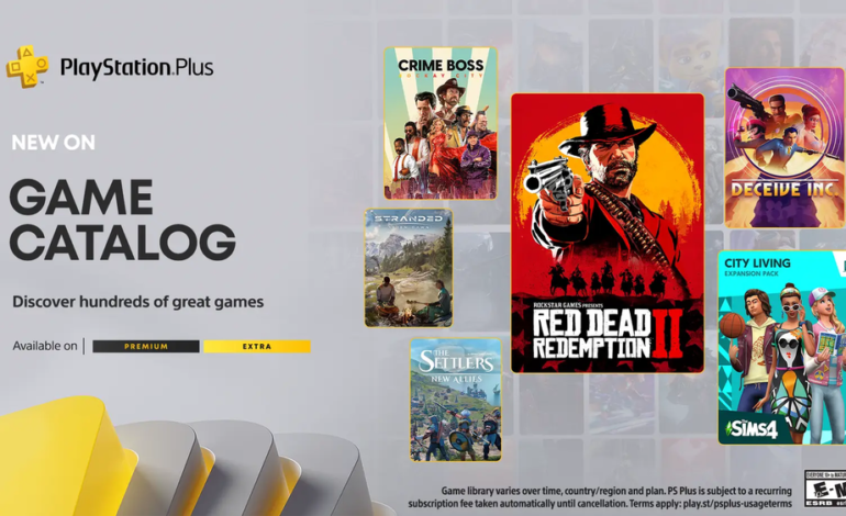 Red Dead Redemption 2 Headlines New Games Joining PS Plus Games Catalog