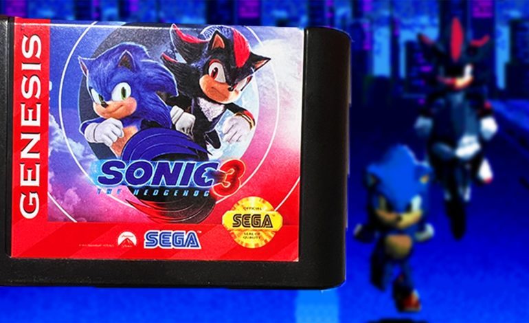 Paramount Shares A Sega Genesis Cartridge To Promote Sonic The Hedgehog 3 Film