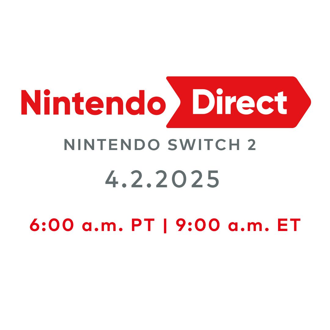 Nintendo Switch 2 Direct Set For April 2, 2025