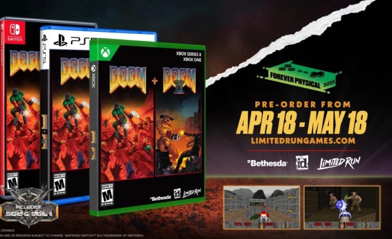 Limited Run Games Reveals Special Physical Editions Of DOOM + DOOM II; Games Playable On Box & Custom Handheld Caceodemon