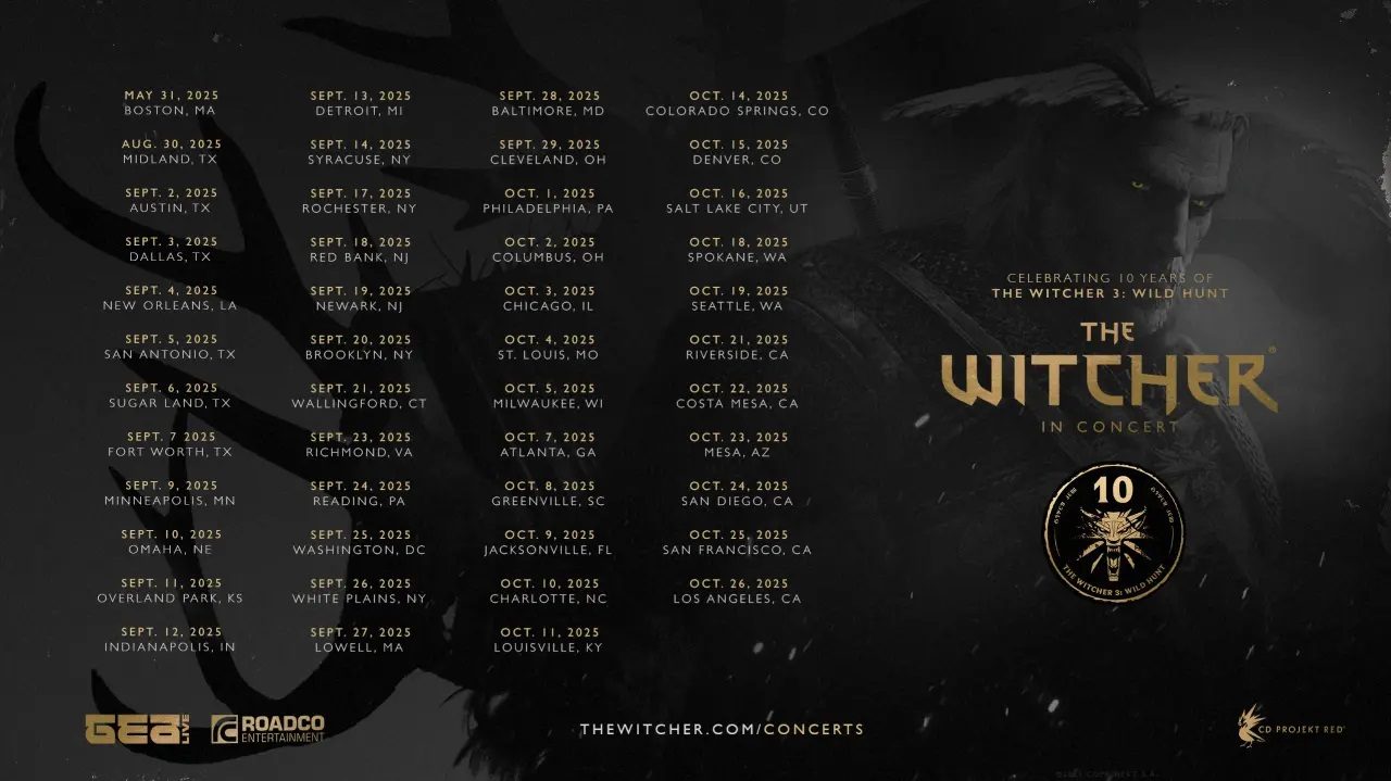 The Witcher In Concert North America Tour Dates Revealed