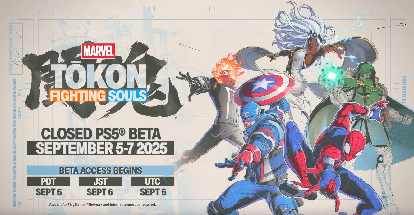 Registration is Now Open for Marvel TOKON: Fighting Souls' Closed Beta from September 5-7 for PlayStation 5