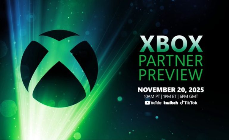 An Xbox Partner Showcase is Scheduled for November 20th