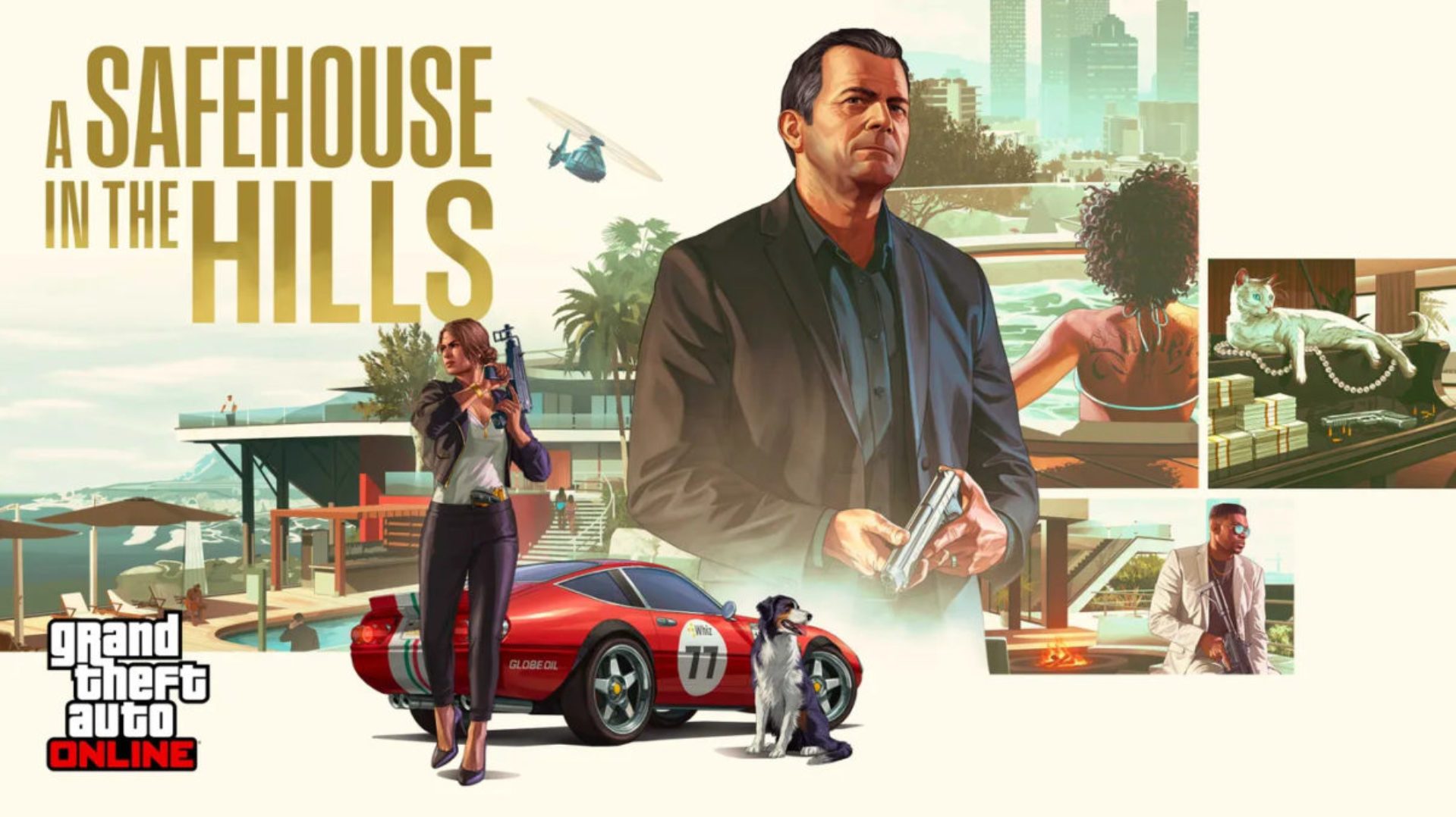 Grand Theft Auto Online Released it's "A Safehouse in the Hills" Update Today