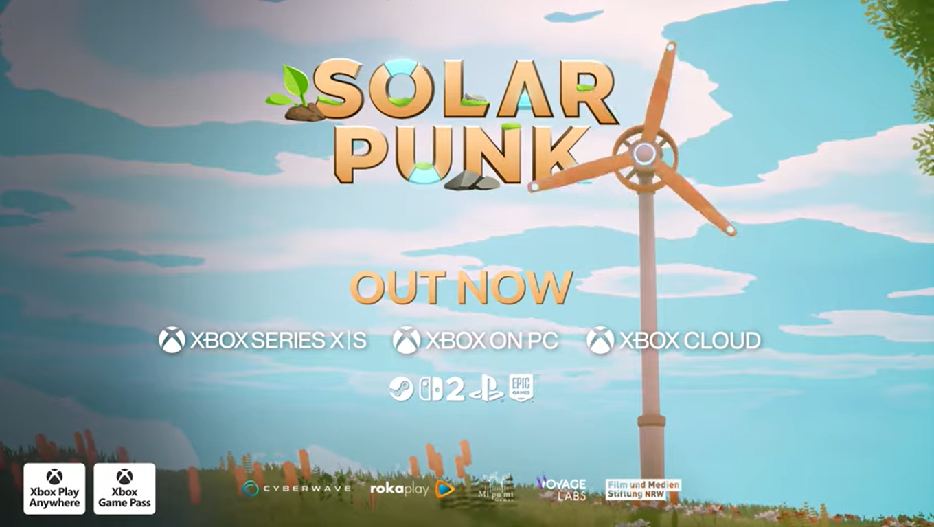 Solarpunk Dropped June 8th with Relaxing Launch Trailer