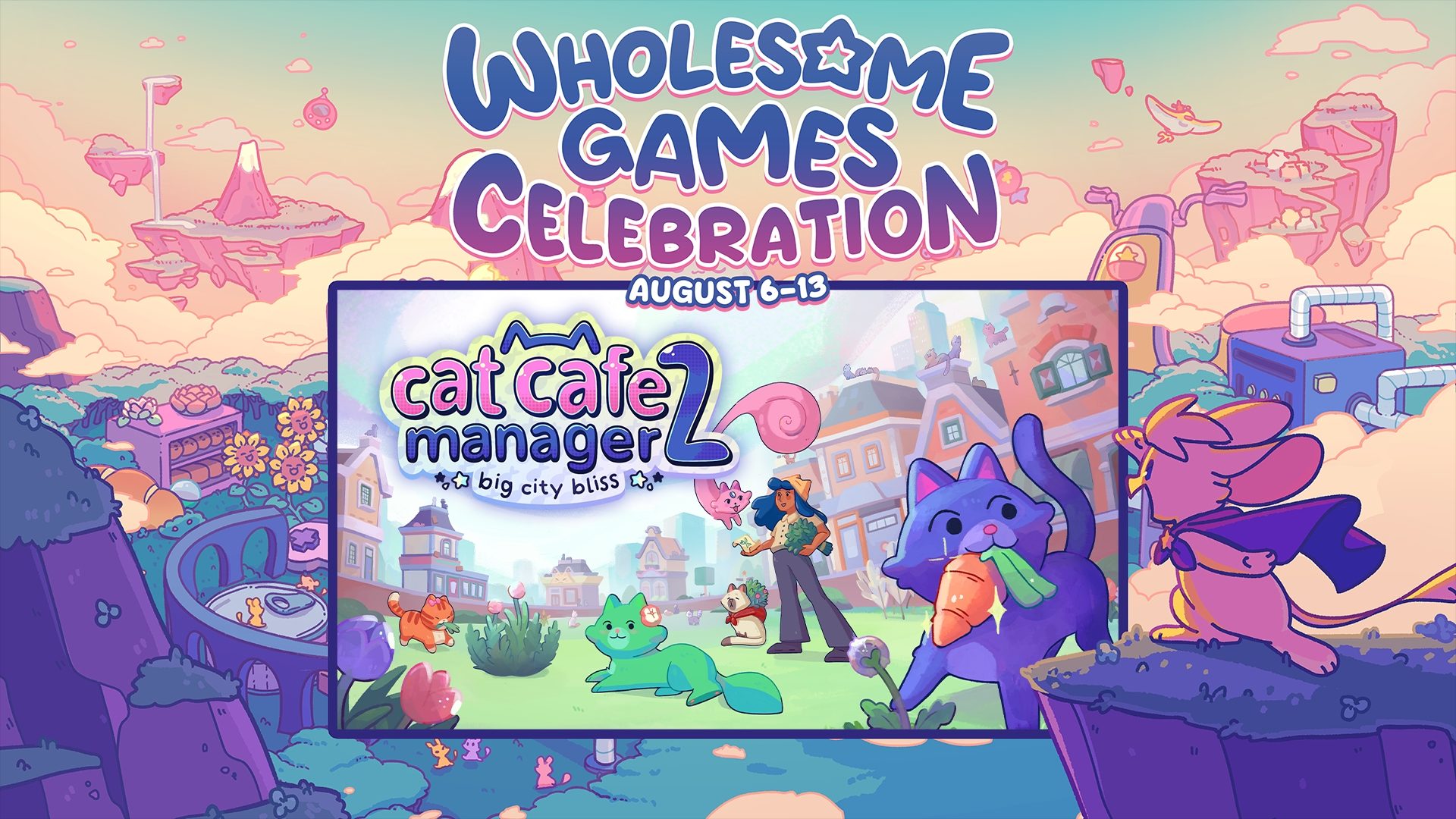 Steam’s Wholesome Games Celebration: Cat Cafe Manager 2 and Demo Plans