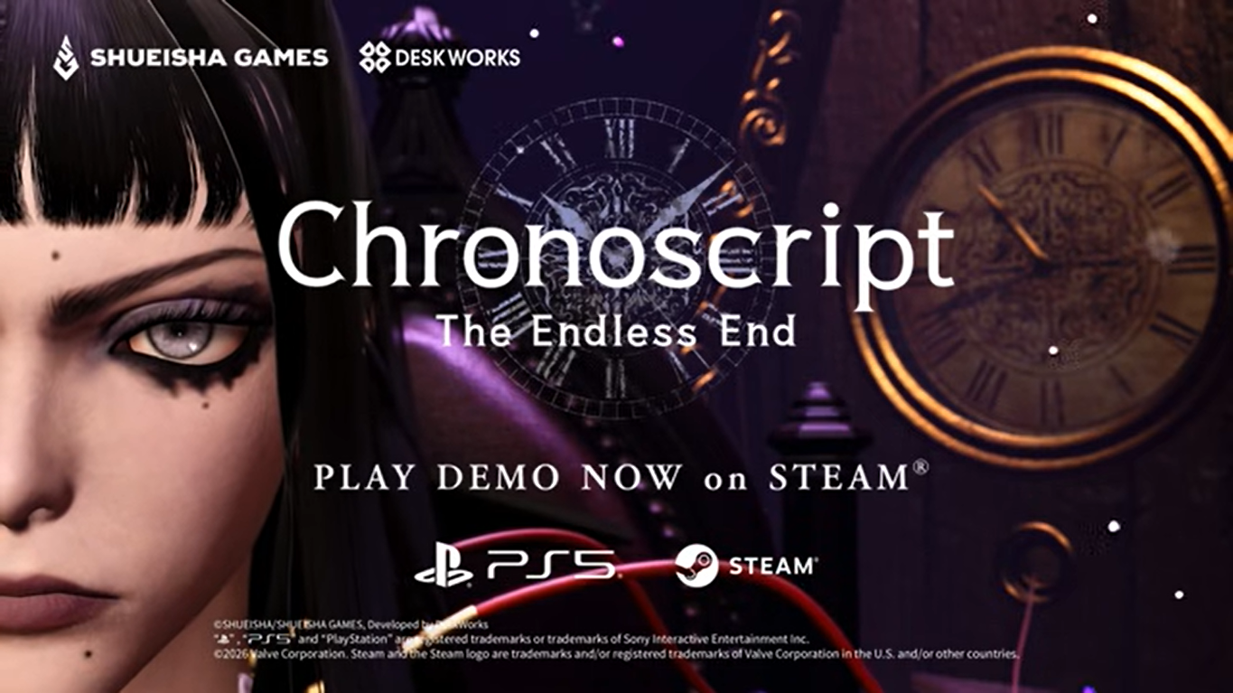 Chronoscript: The Endless End Drops Demo and Demo Launch Trailer