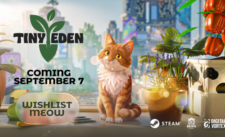 From a Windowsill to a Rooftop Paradise: Tiny Eden Release Date Trailer