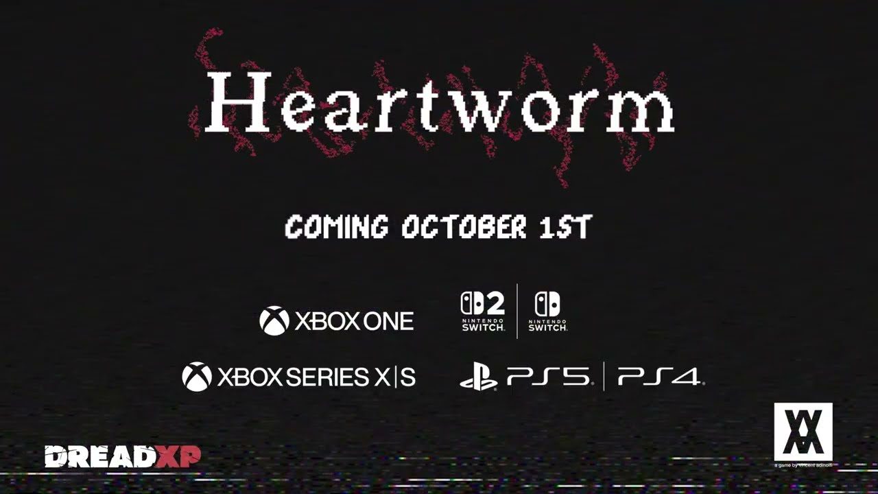 Heartworm, A Retro-Survival Horror Now Coming to PS5, Xbox Series, Switch 2, PS4, Xbox One, and Switch on October 1