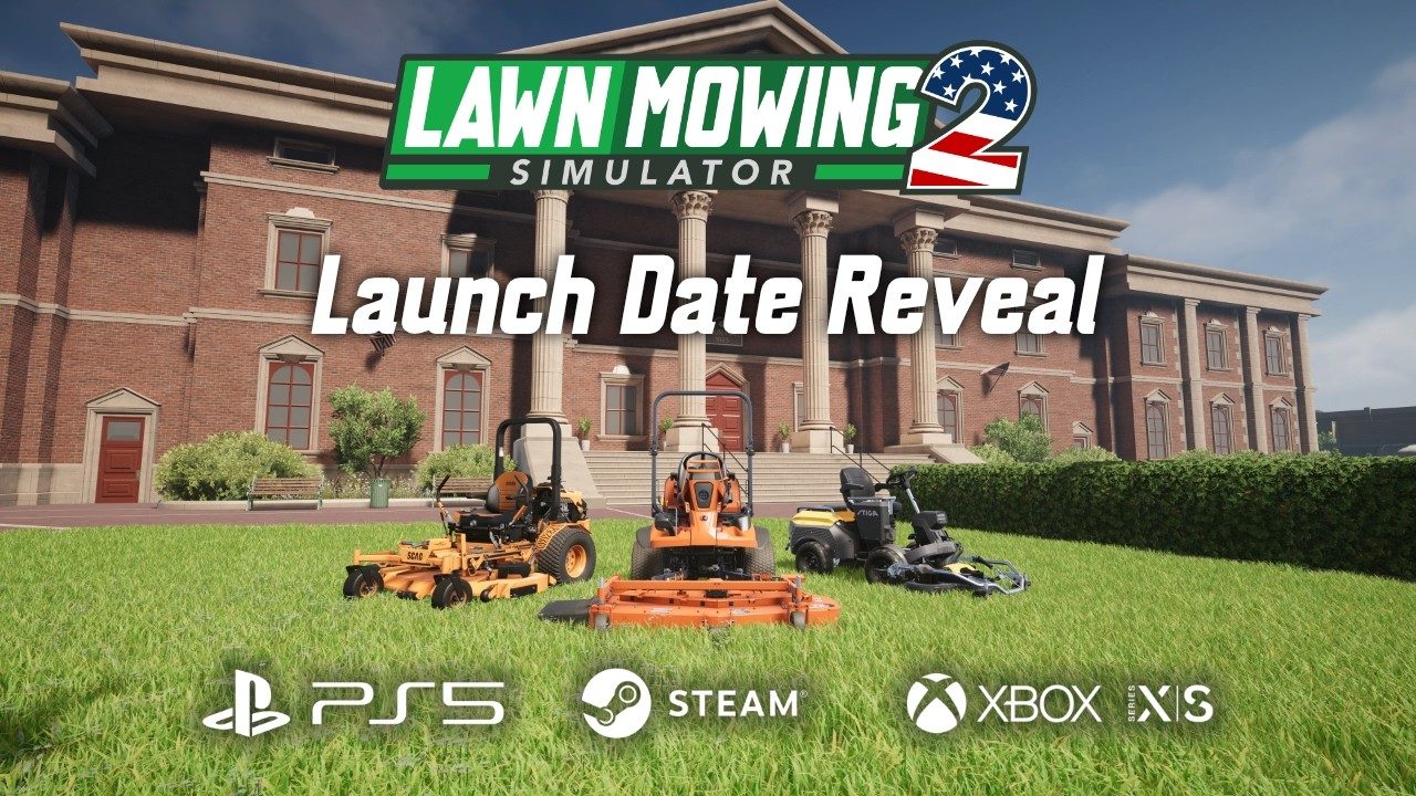 Lawn Mowing Simulator 2 Officially Launches September 23