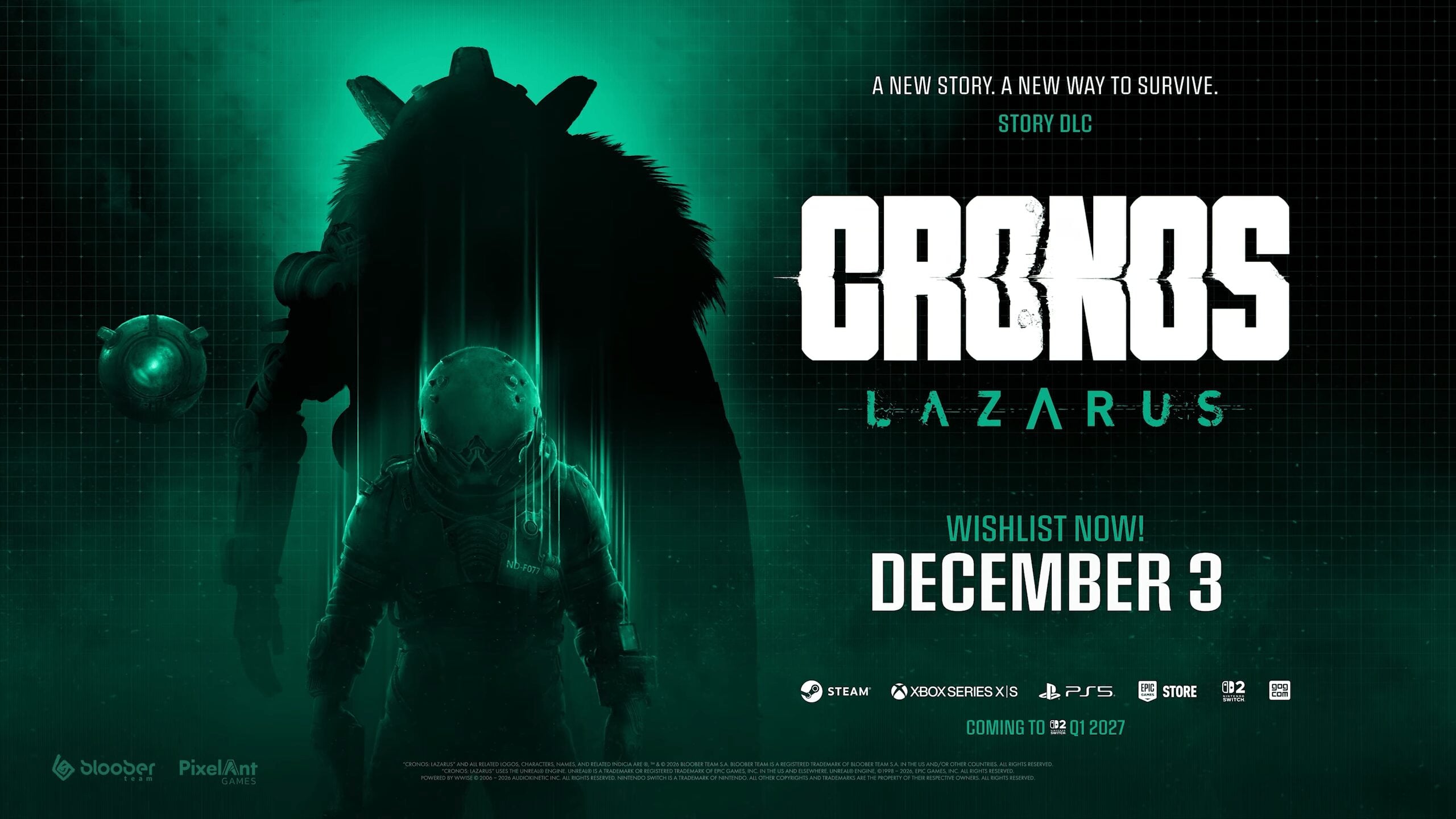 Cronos: The New Dawn DLC ‘Cronos: Lazarus’ Launches December 3