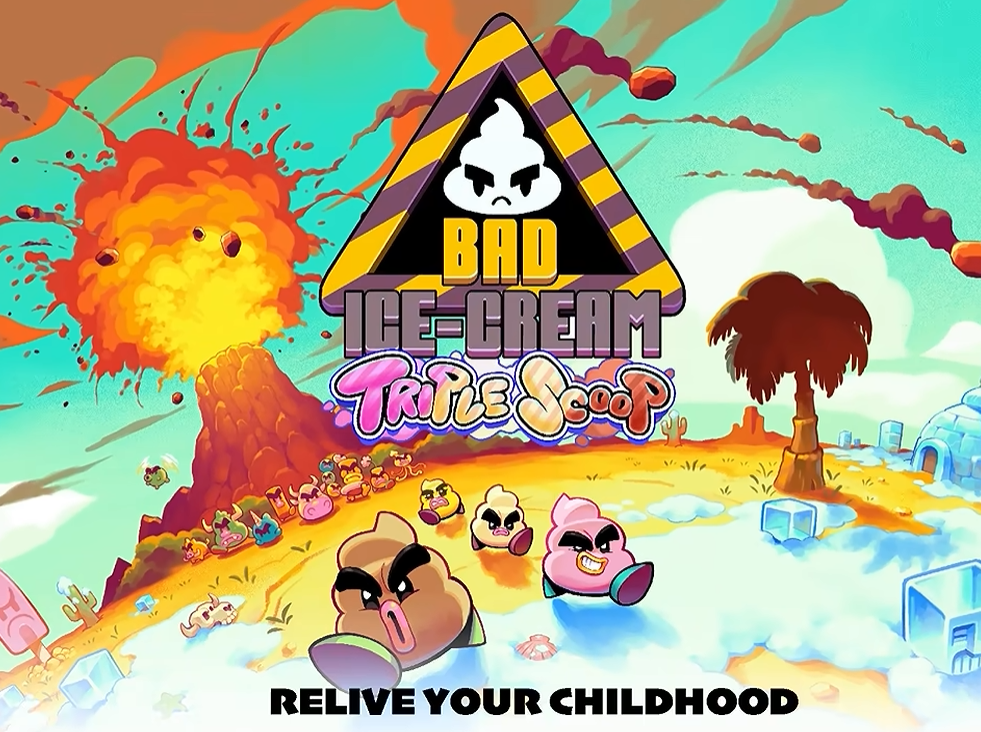 Bad Ice Cream Triple Scoop Announced as the Next Entry in Nitrome's Classics Series